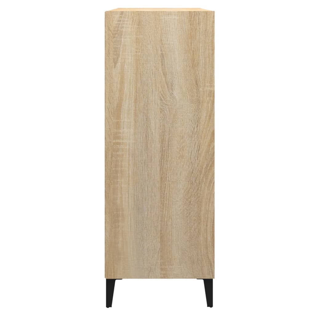  Sideboard Sonoma-Eiche 69,5x32,5x90 cm Holzwerkstoff
