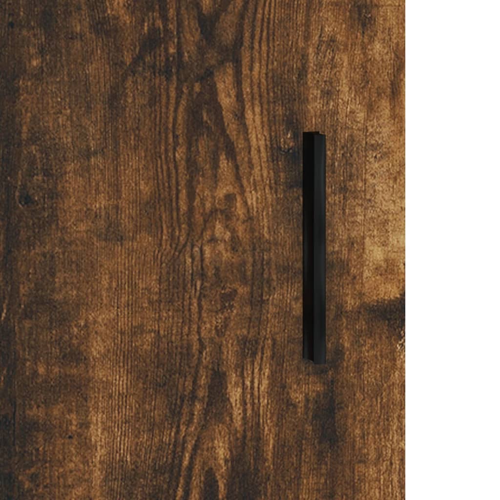  Wandschrank Räuchereiche 69,5x34x90 cm Holzwerkstoff