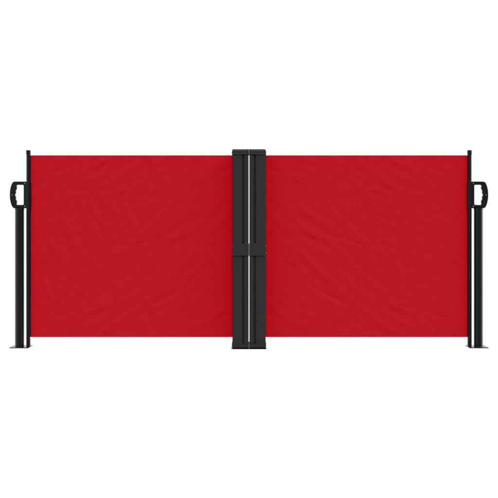  Seitenmarkise Ausziehbar Rot 100x1000 cm