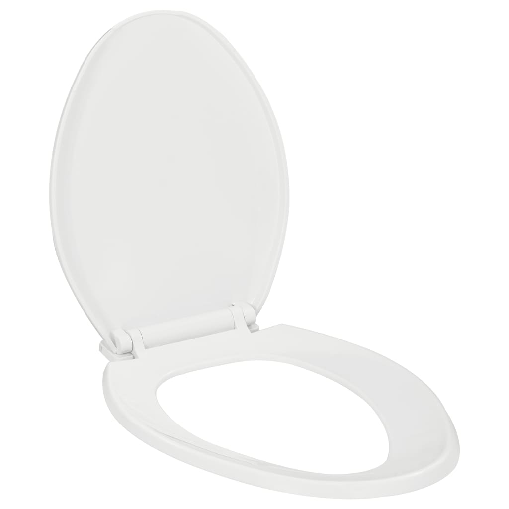  Toilettensitz mit Absenkautomatik und Quick-Release-Design Weiß