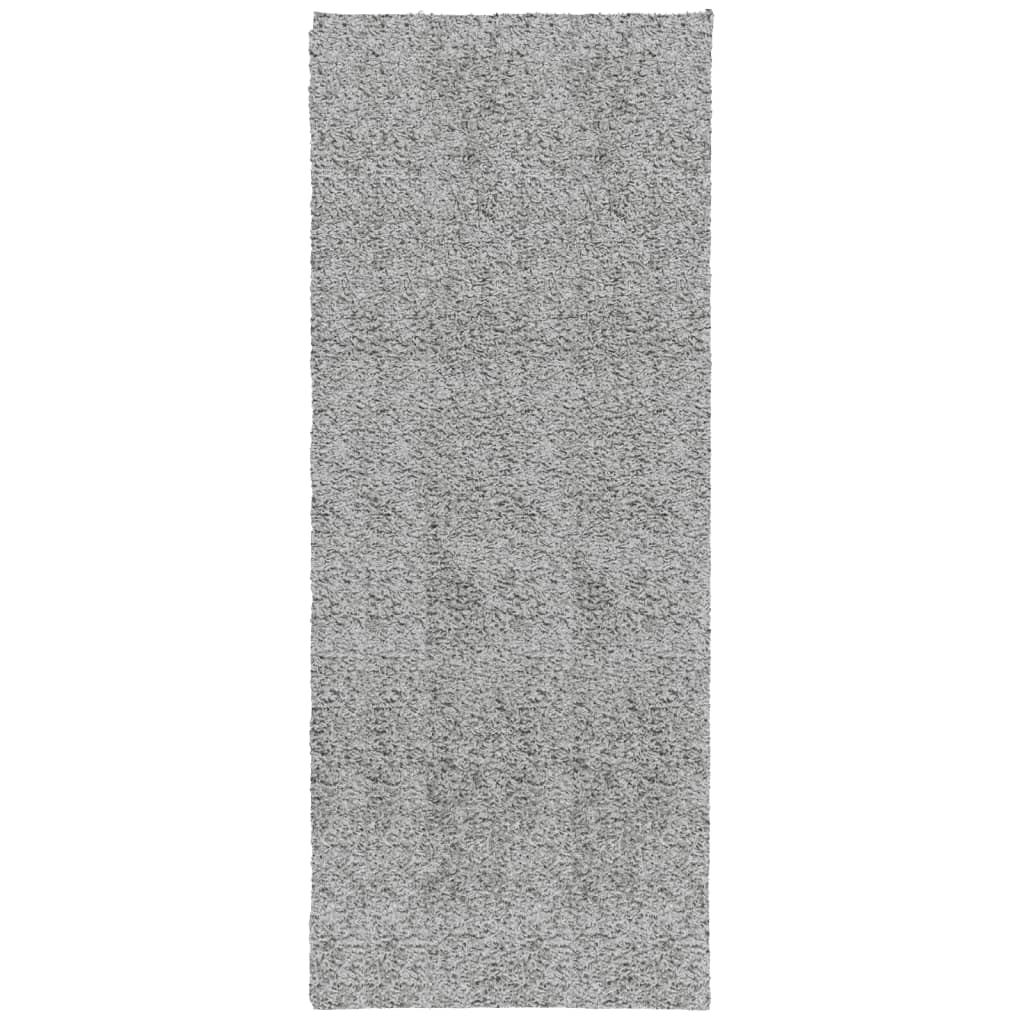  Shaggy-Teppich PAMPLONA Hochflor Modern Grau 80x200 cm