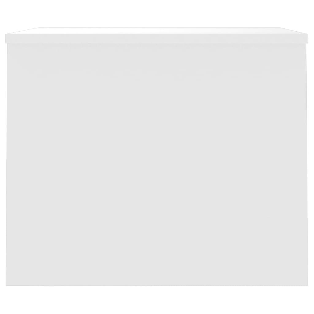  Couchtisch Hochglanz-Weiß 80x50,5x41,5 cm Holzwerkstoff