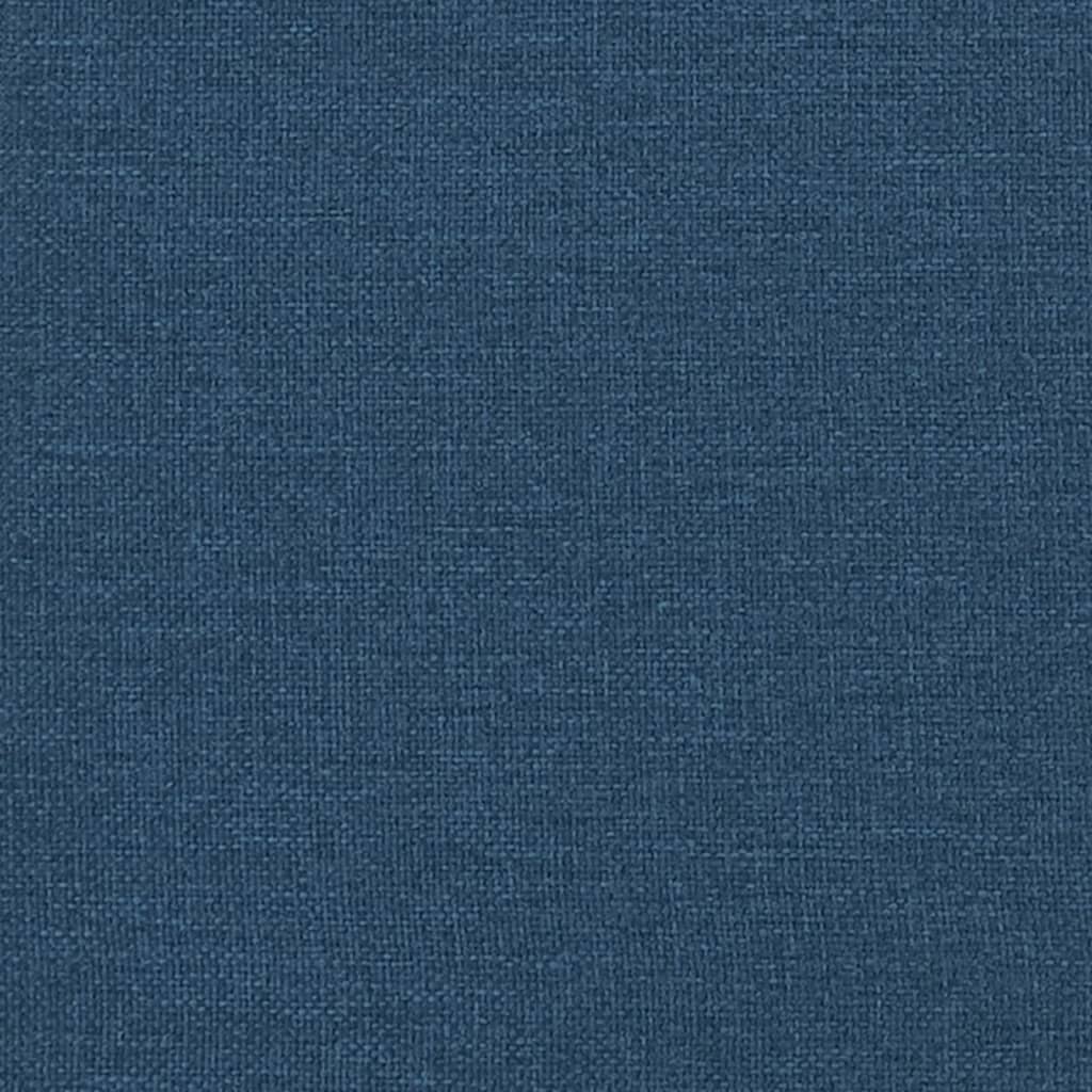  Sofa 2-Sitzer Blau Stoff