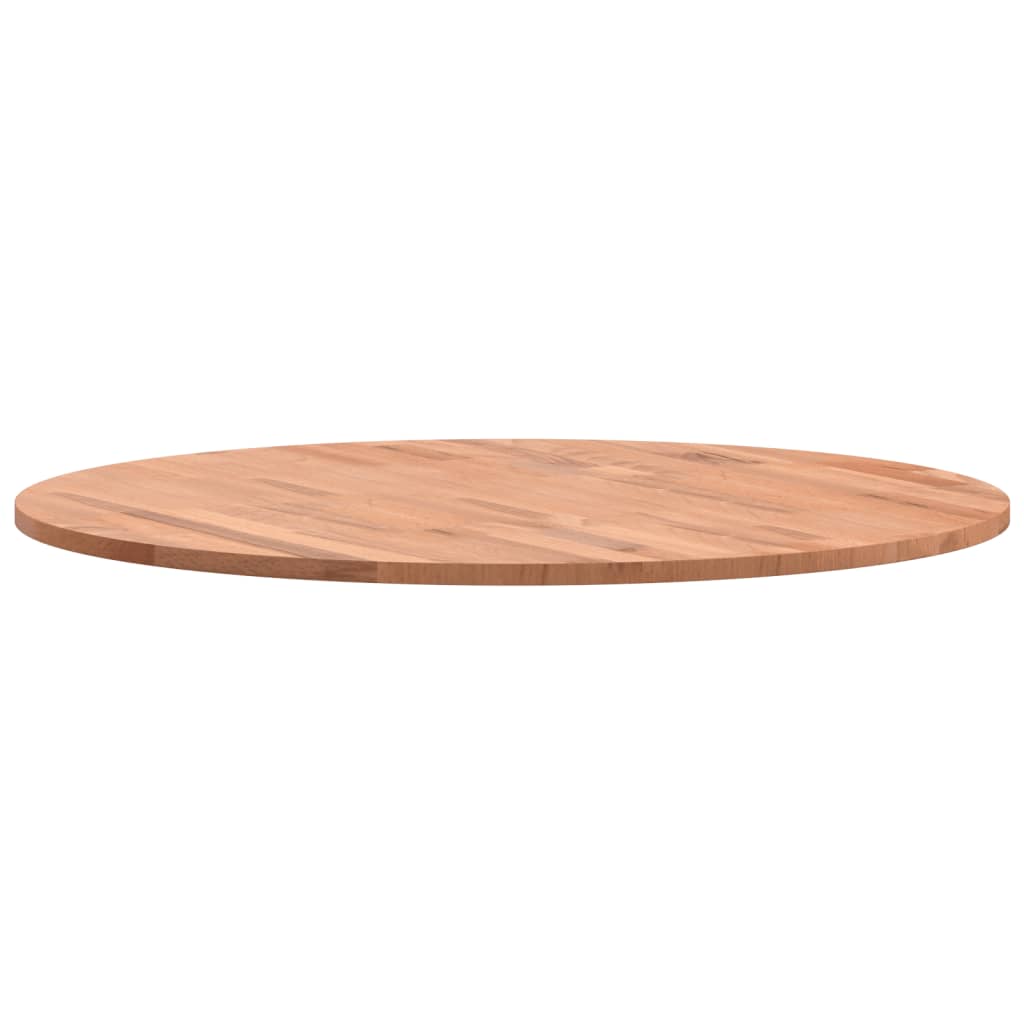  Tischplatte Ø70x1,5 cm Rund Massivholz Buche