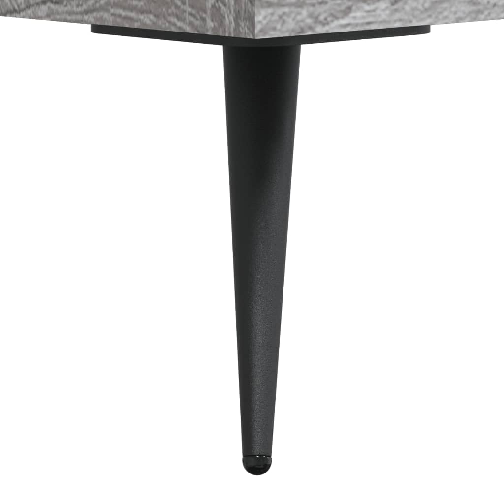  Sideboard Grau Sonoma 90x34x80 cm Holzwerkstoff