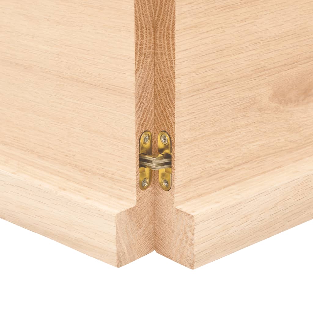  Tischplatte 120x50x(2-4) cm Massivholz Unbehandelt Baumkante