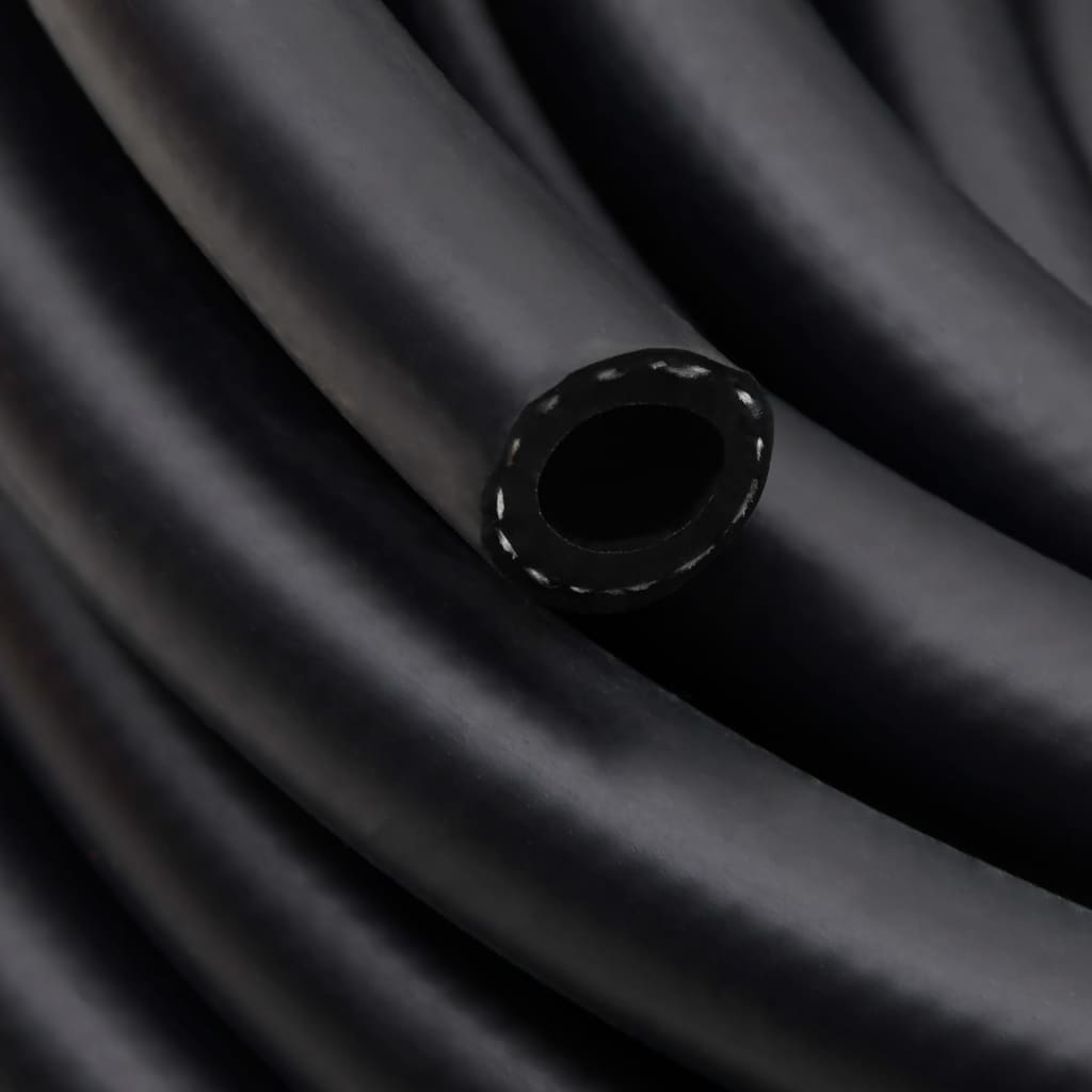  Hybrid-Luftschlauch Schwarz 0,6" 100 m Gummi und PVC