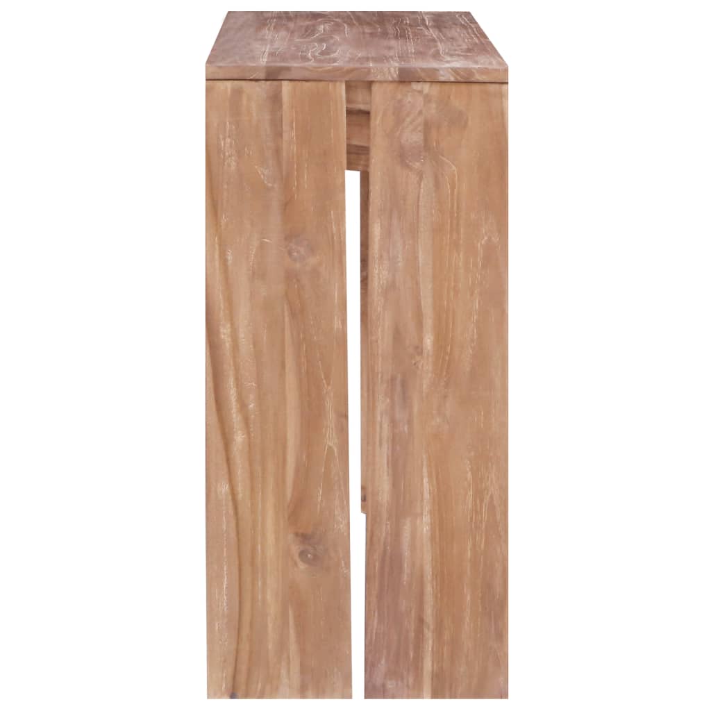  Konsolentisch 110×35×75 cm Teak Massivholz