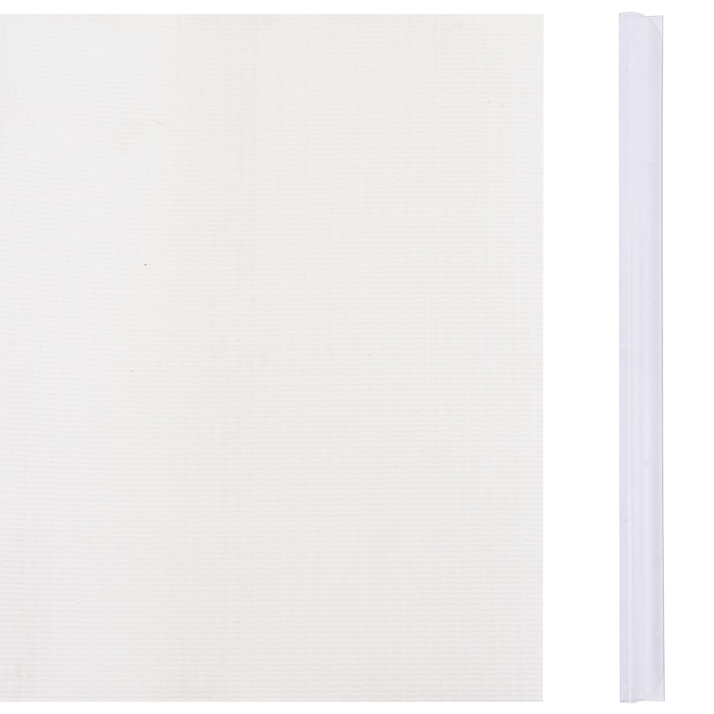  Garten-Sichtschutz PVC 35x0,19 m Weiß