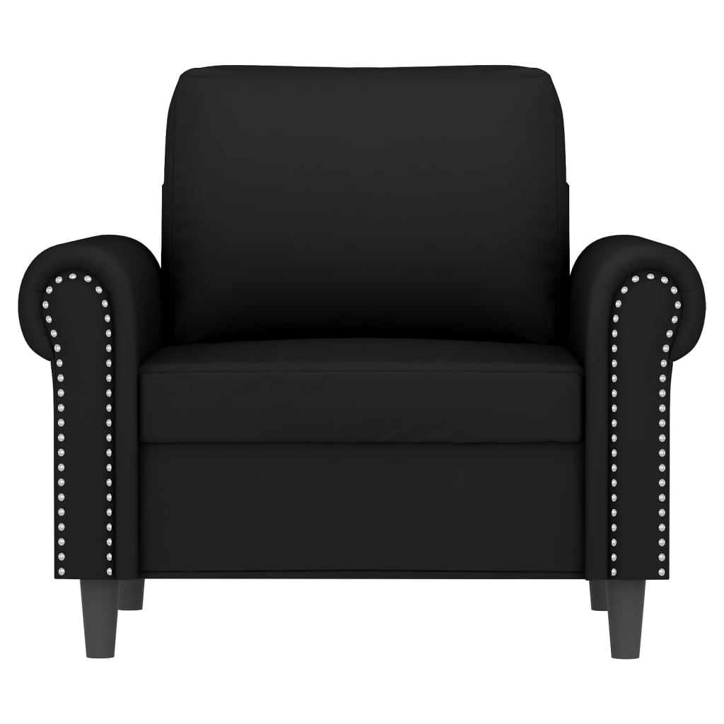  Sessel Schwarz 60 cm Samt