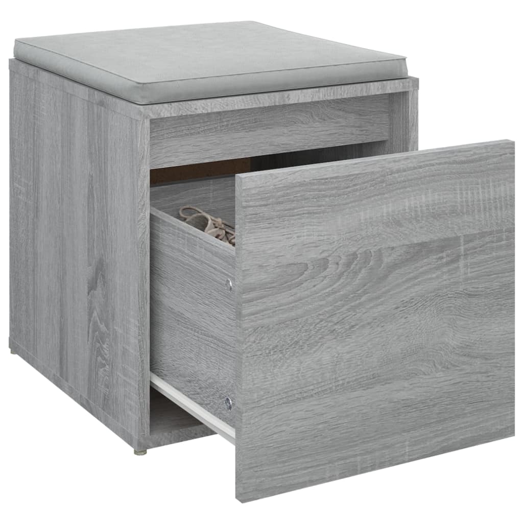  Schubladenbox Grau Sonoma 40,5x40x40 cm Holzwerkstoff