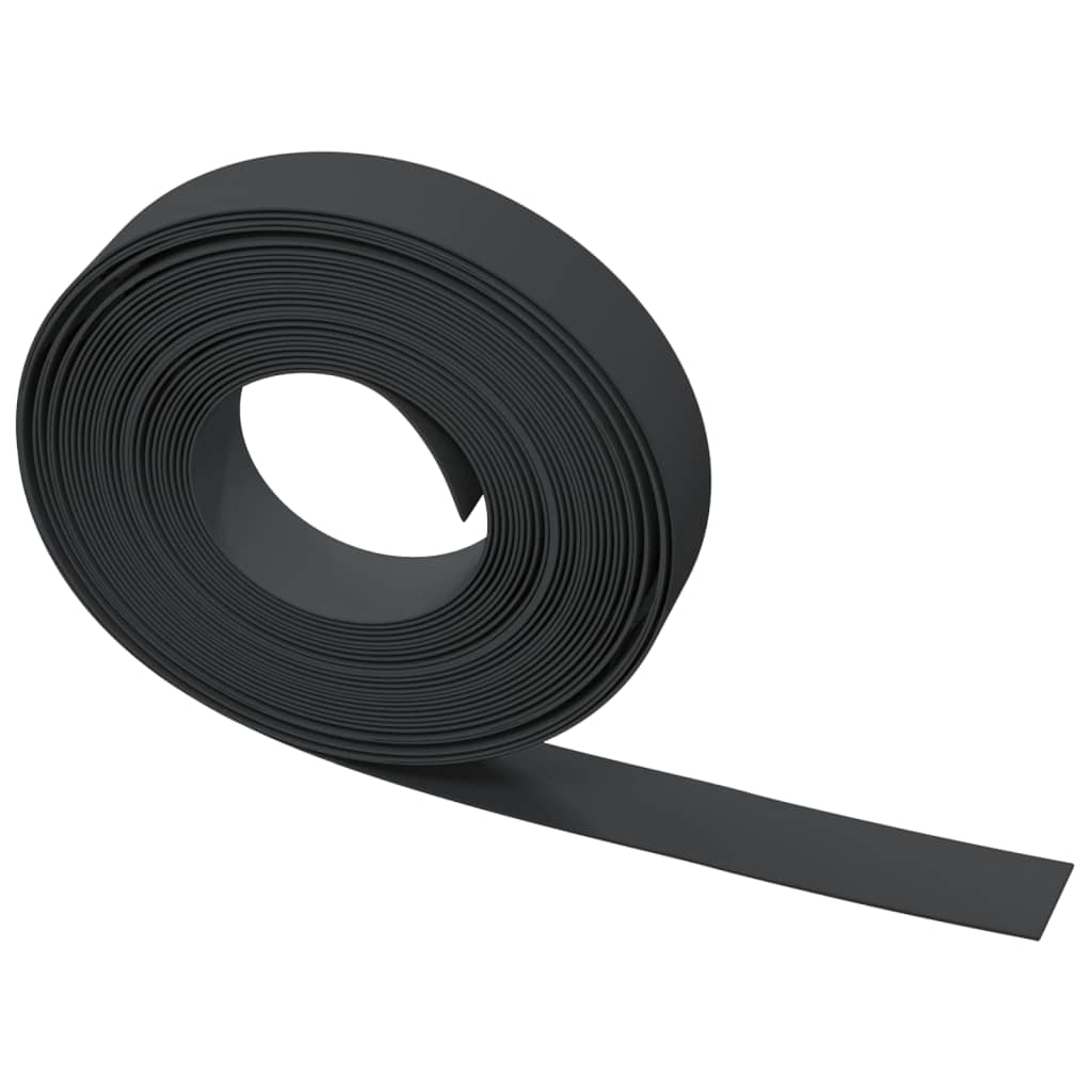  Rasenkante Schwarz 10 m 10 cm Polyethylen