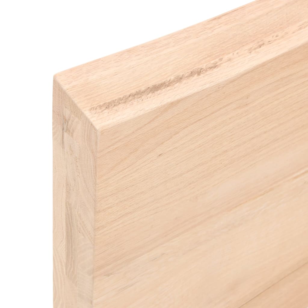  Tischplatte 100x60x(2-6) cm Massivholz Unbehandelt Baumkante