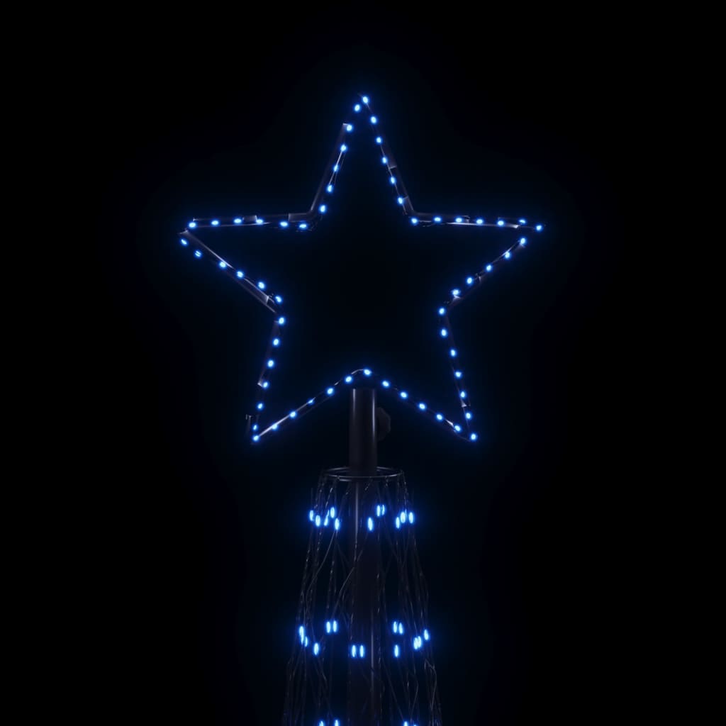  LED-Weihnachtsbaum Kegelform Blau 3000 LEDs 230x800 cm