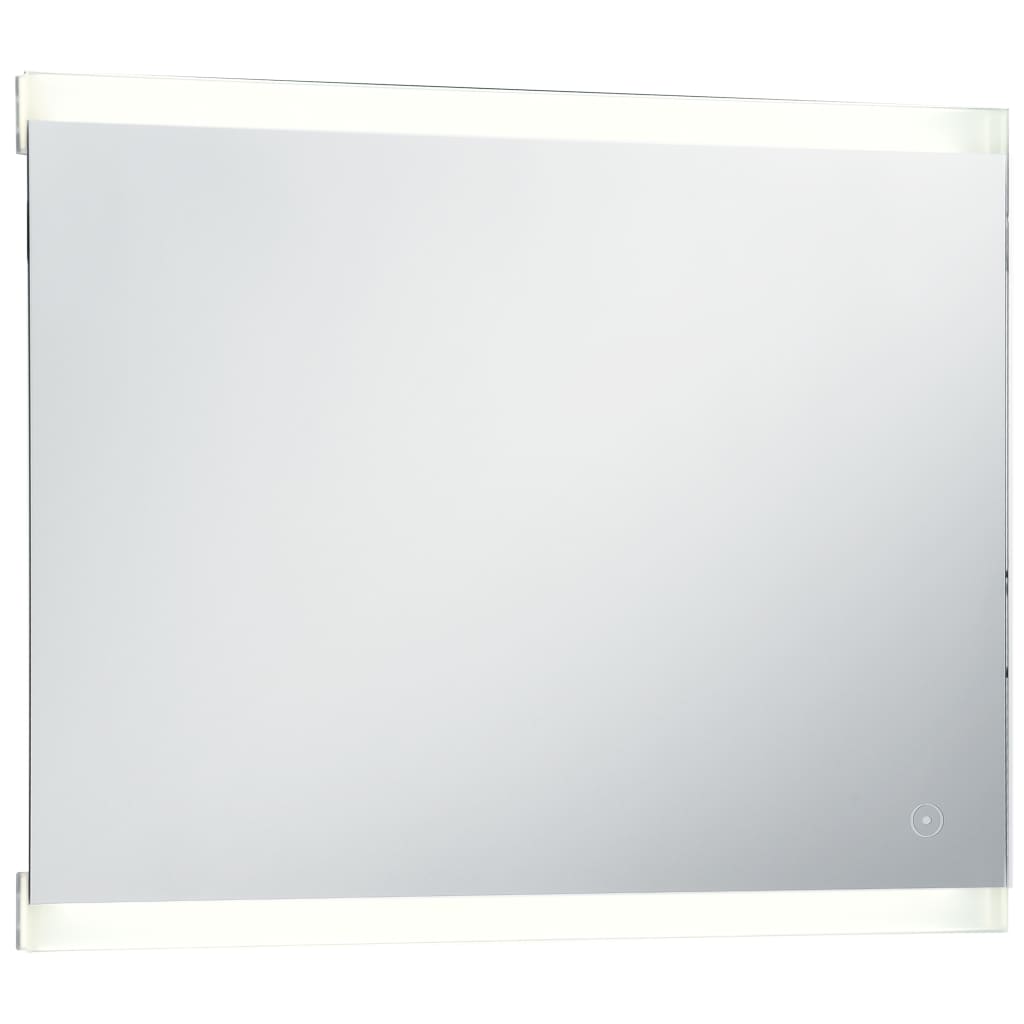  LED-Badspiegel mit Berührungssensor 80x60 cm