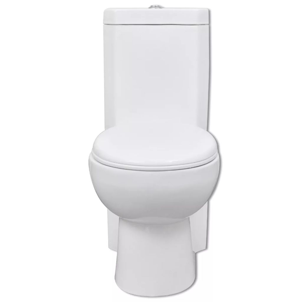  Toilette für Ecke Keramik Weiß
