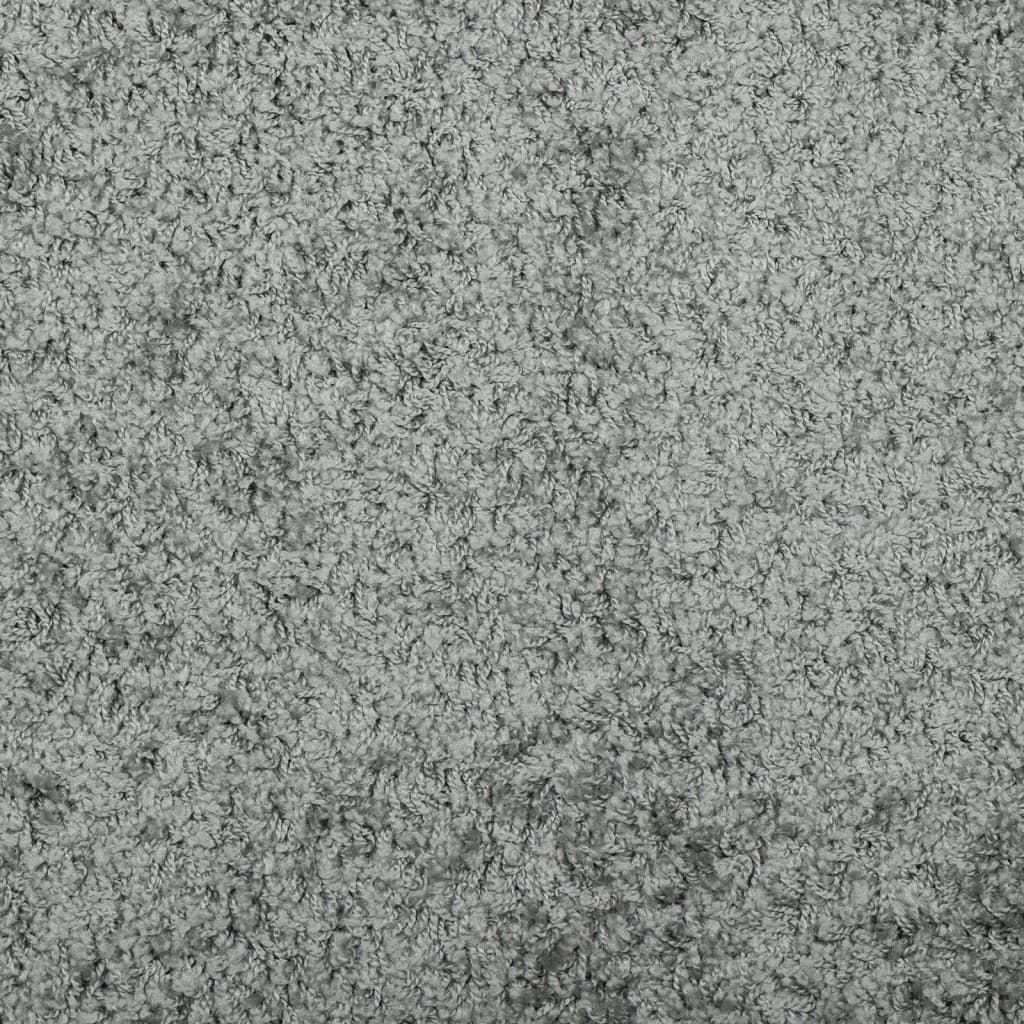  Teppich Shaggy Hochflor Modern Grün Ø 280 cm