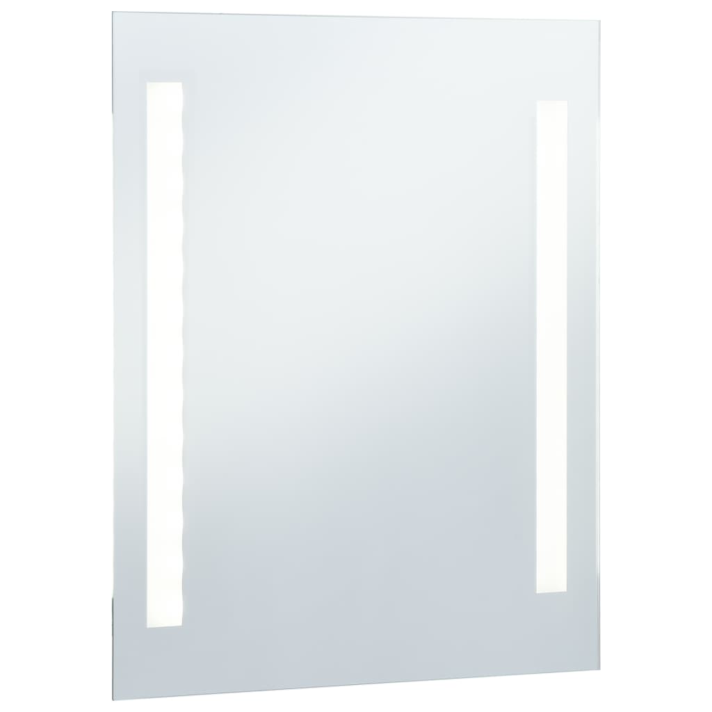  Badezimmer-Wandspiegel mit LEDs 60x80 cm