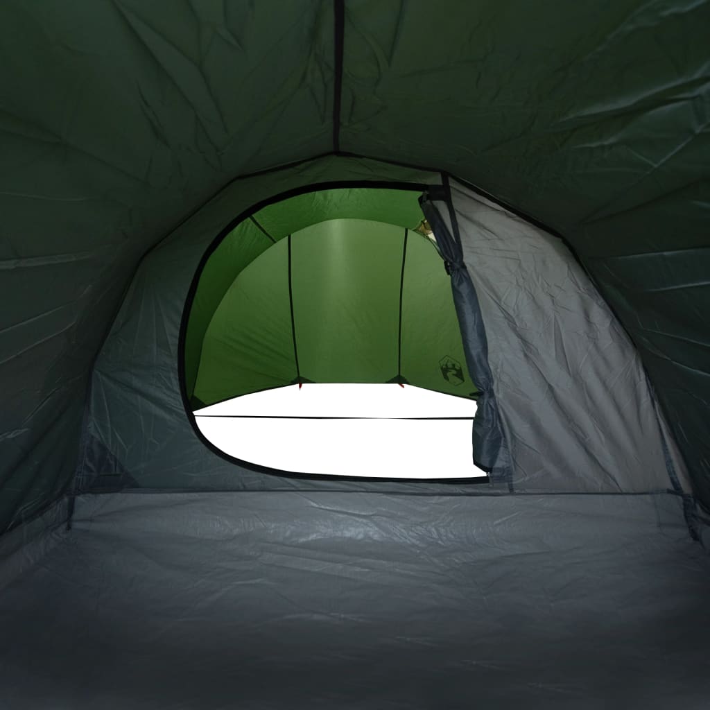  Campingzelt 4 Personen Grün Wasserfest