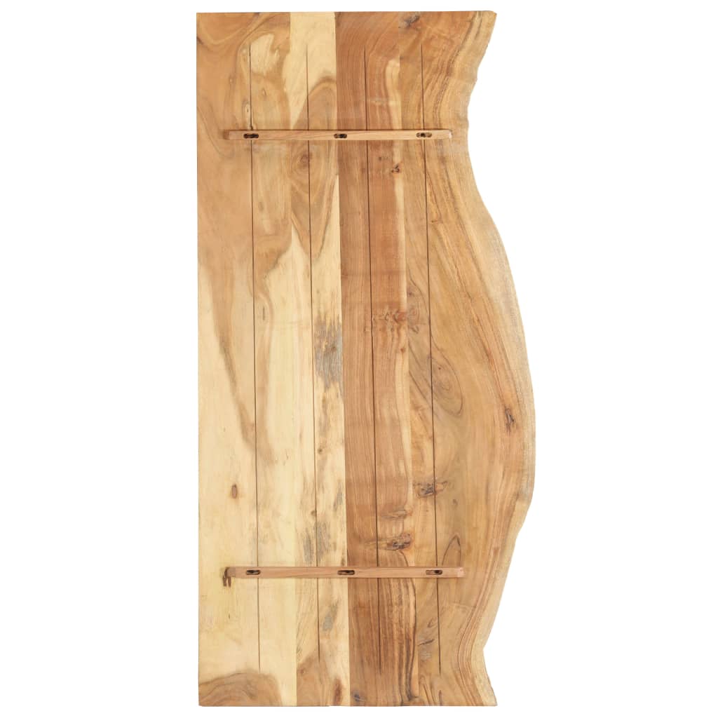  Badezimmer-Waschtischplatte Massivholz Akazie 140x52x2,5 cm