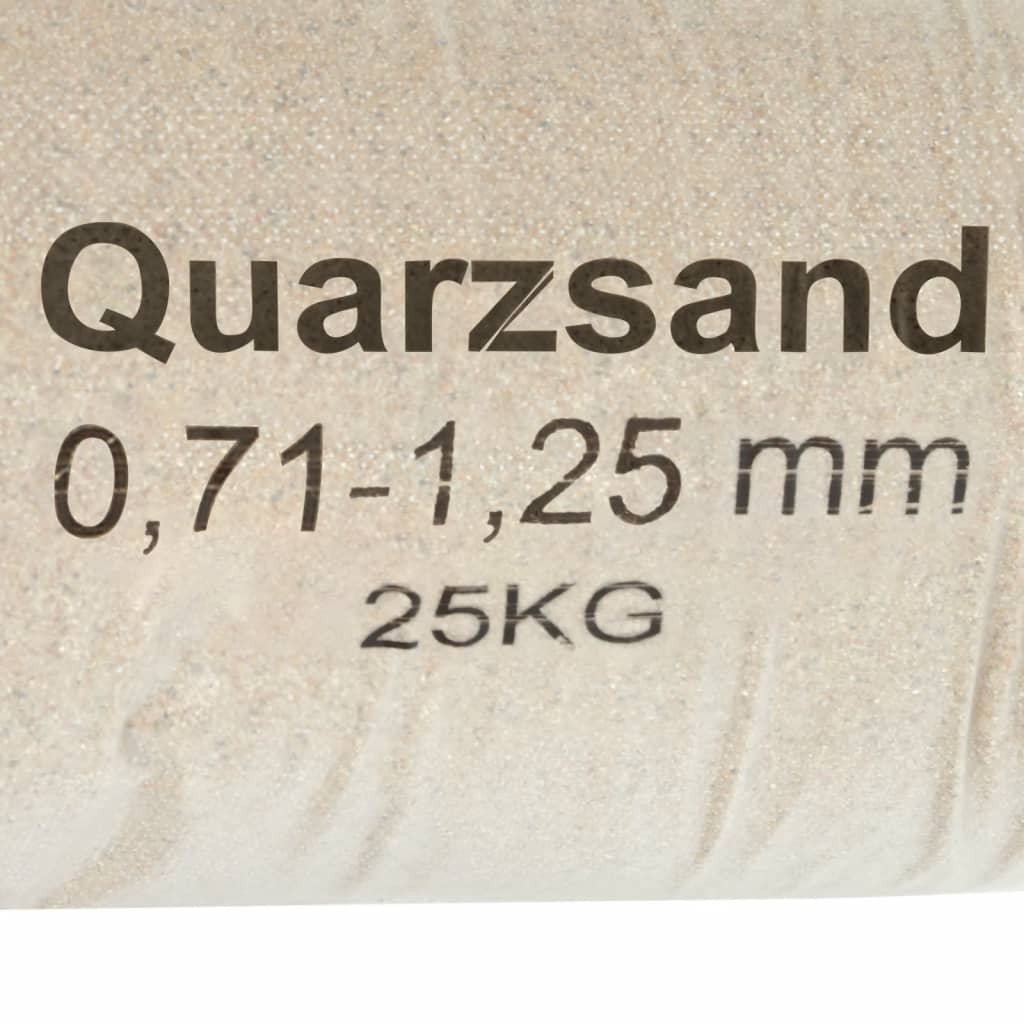  Filtersand 25 kg 0,71-1,25 mm