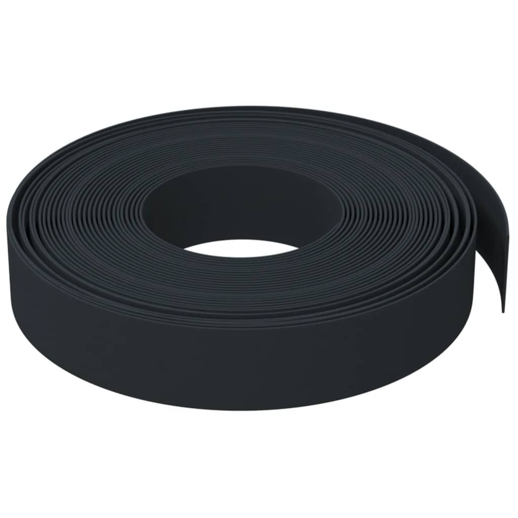  Rasenkante Schwarz 10 m 10 cm Polyethylen