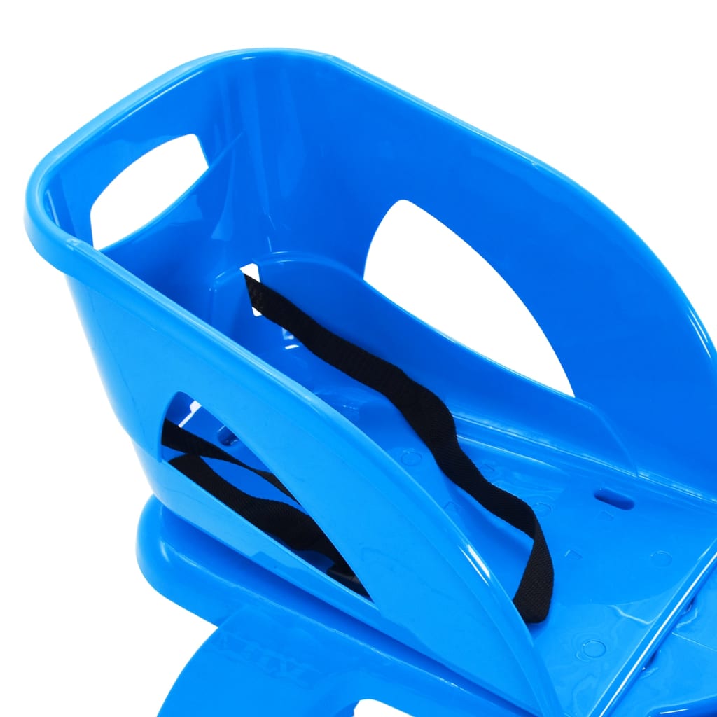  Schlitten mit Sitz und Lenkrad Blau 102,5x40x23 cm Polypropylen