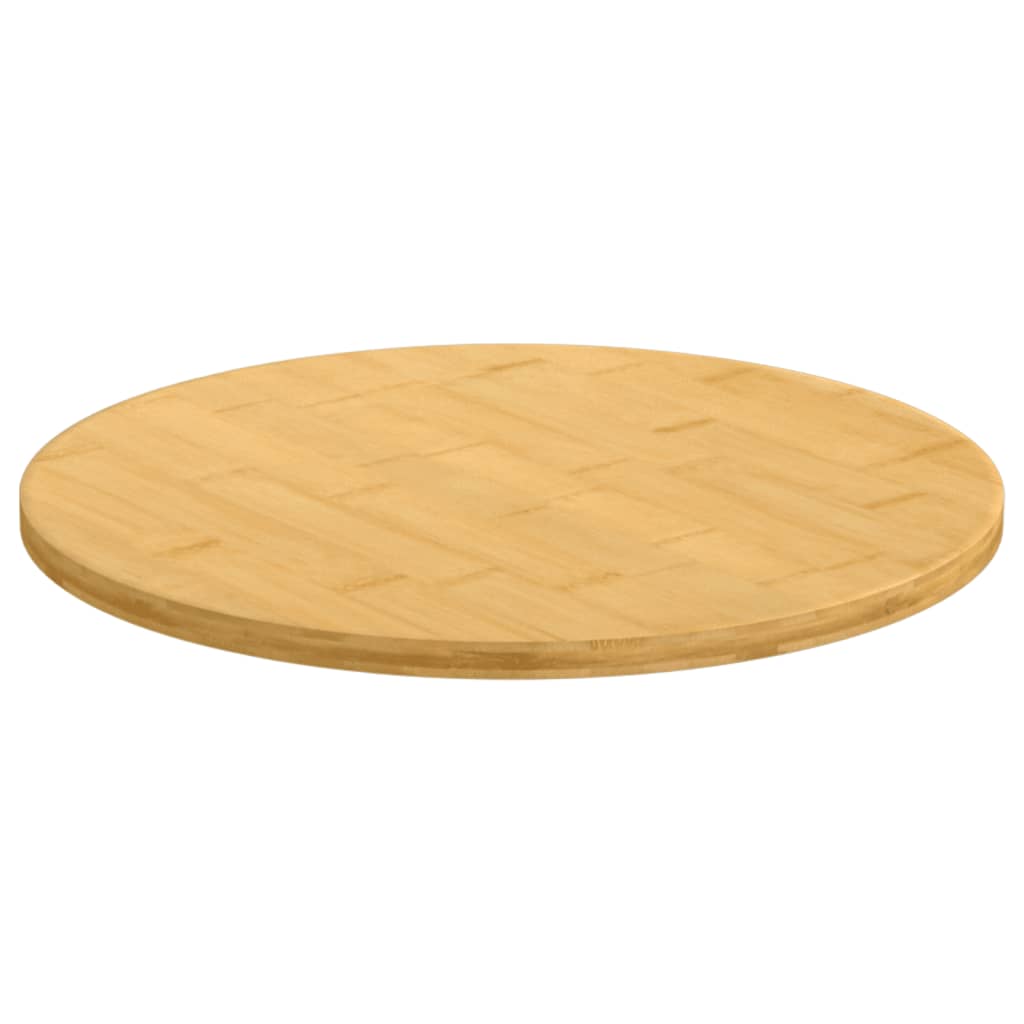  Tischplatte Ø50x1,5 cm Bambus
