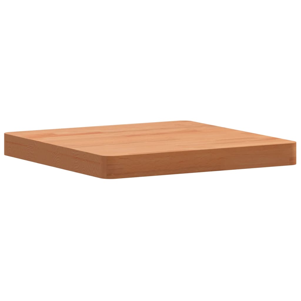  Tischplatte 40x40x4 cm Quadratisch Massivholz Buche
