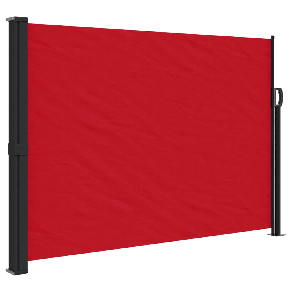  Seitenmarkise Ausziehbar Rot 140x600 cm