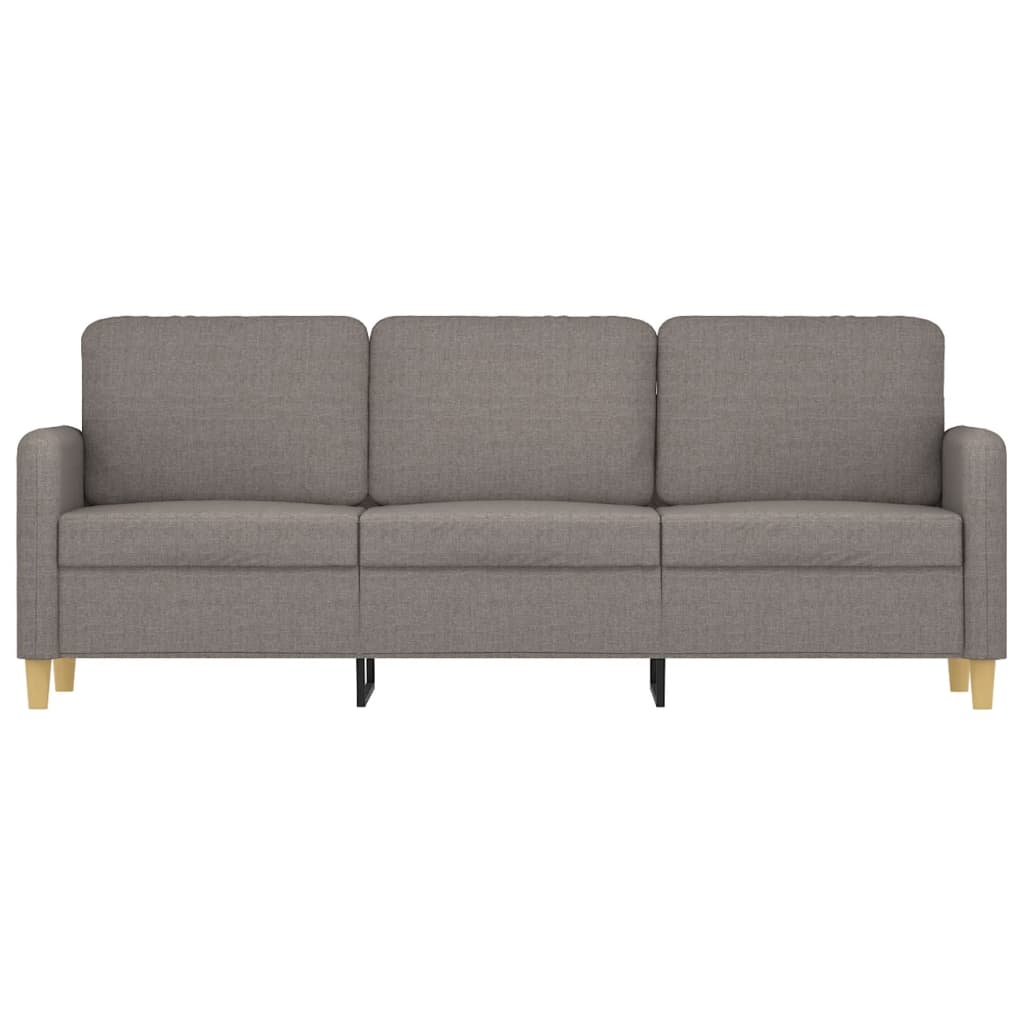  3-Sitzer-Sofa Taupe 180 cm Stoff