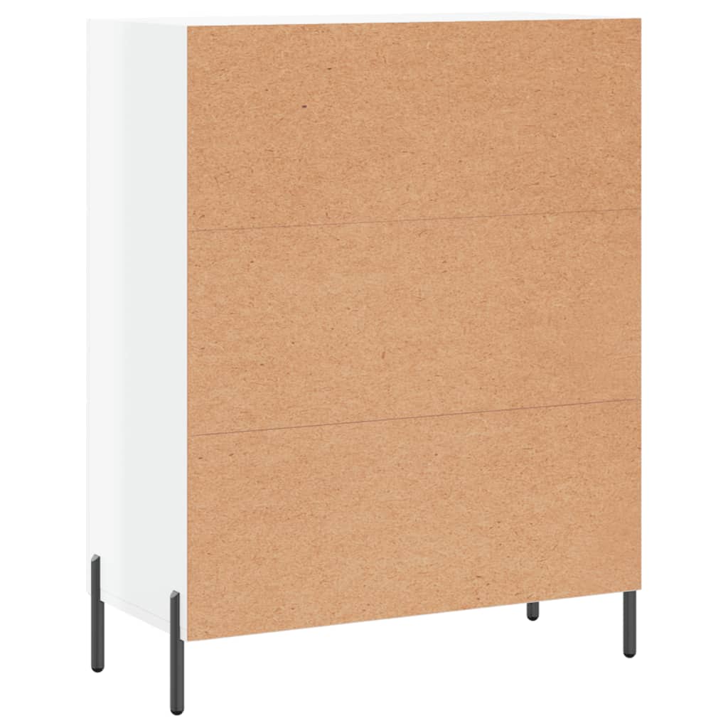  Sideboard Hochglanz-Weiß 69,5x34x90 cm Holzwerkstoff