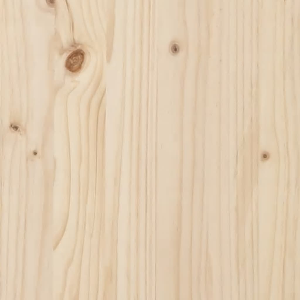  Massivholzbett mit Kopfteil 160x200 cm Kiefer