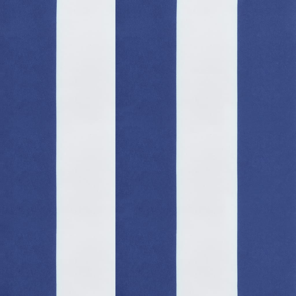  Palettenkissen 3-tlg. Blau & Weiß Gestreift Stoff