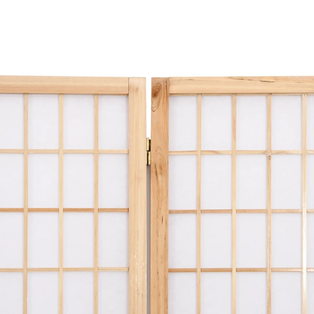  4-tlg. Paravent Japanischer Stil Faltbar 160x170 cm