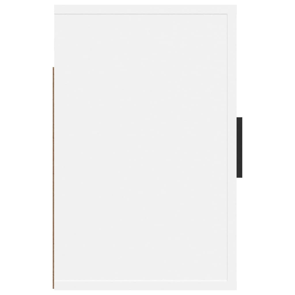  Wand-Nachttische 2 Stk. Weiß 50x30x47 cm