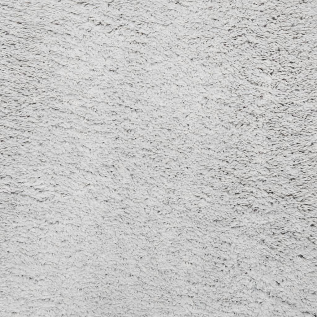  Teppich HUARTE Kurzflor Weich und Waschbar Grau 160x230 cm