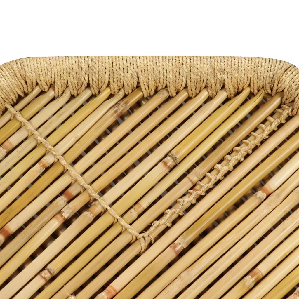  Couchtisch Bambus Achteckig 60x60x45 cm