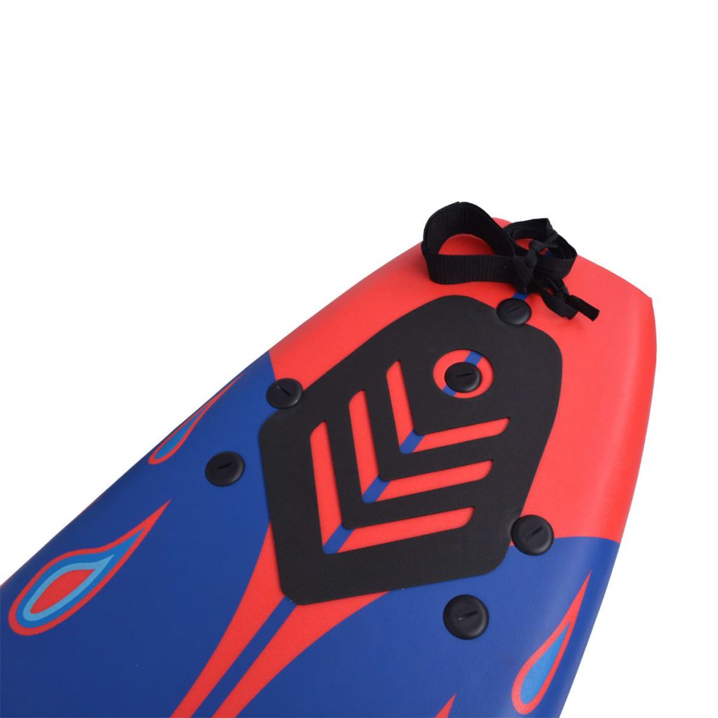  Surfbrett Blau und Rot 170 cm