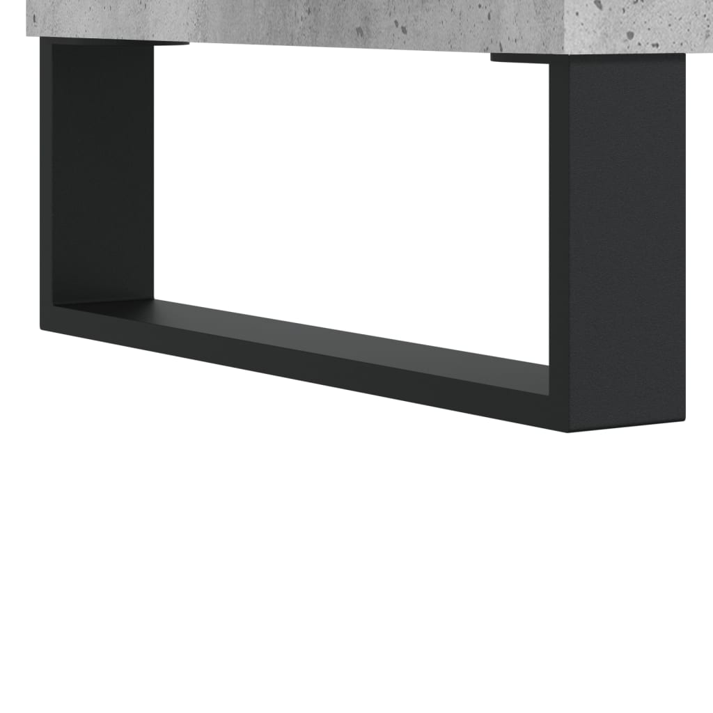  Sideboard Betongrau 100x36x60 cm Holzwerkstoff