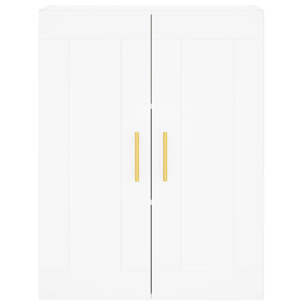  Highboard Weiß 69,5x34x180 cm Holzwerkstoff