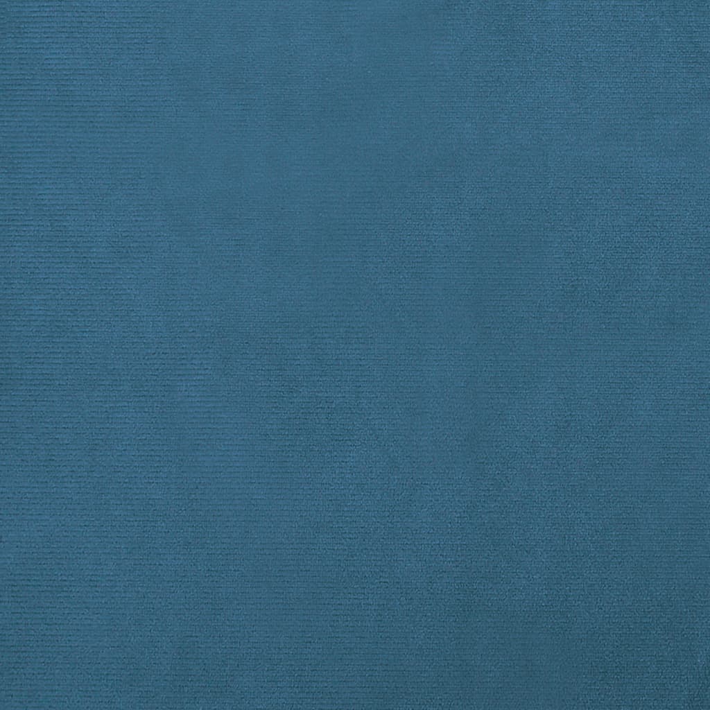  Hundebett Blau 50x40x26,5 cm Samt