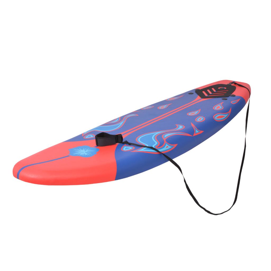  Surfbrett Blau und Rot 170 cm