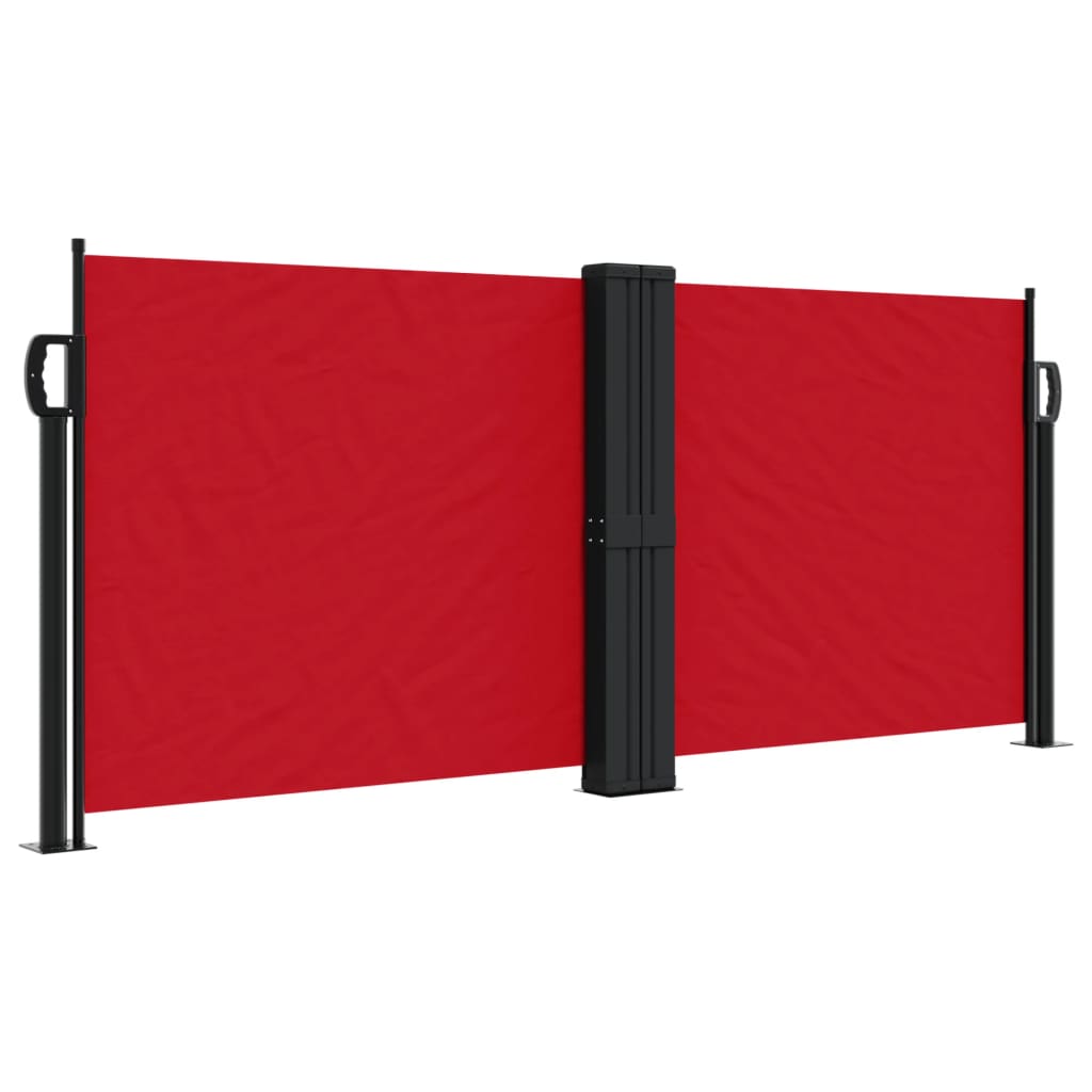  Seitenmarkise Ausziehbar Rot 100x1000 cm