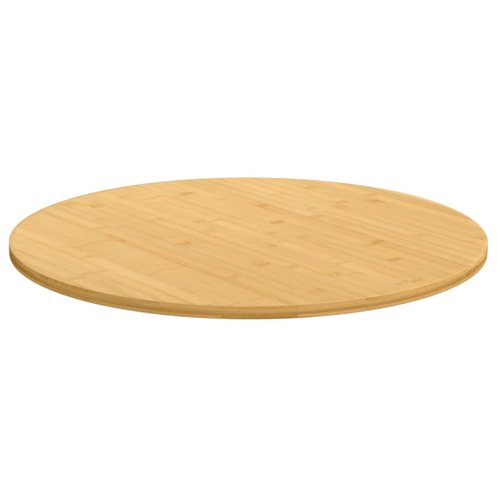  Tischplatte Ø80x1,5 cm Bambus