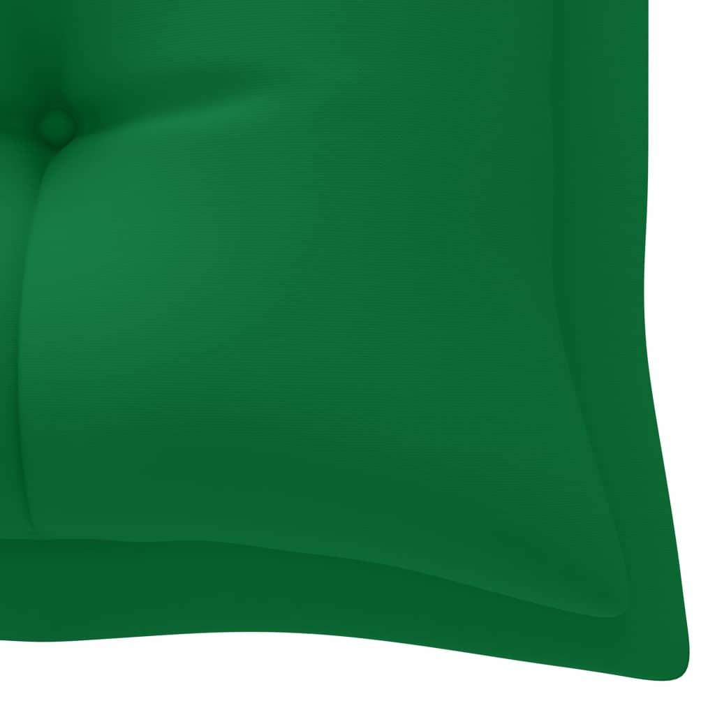  Gartenbank-Auflagen 2 Stk. Grün 180x50x7 cm Oxford-Gewebe