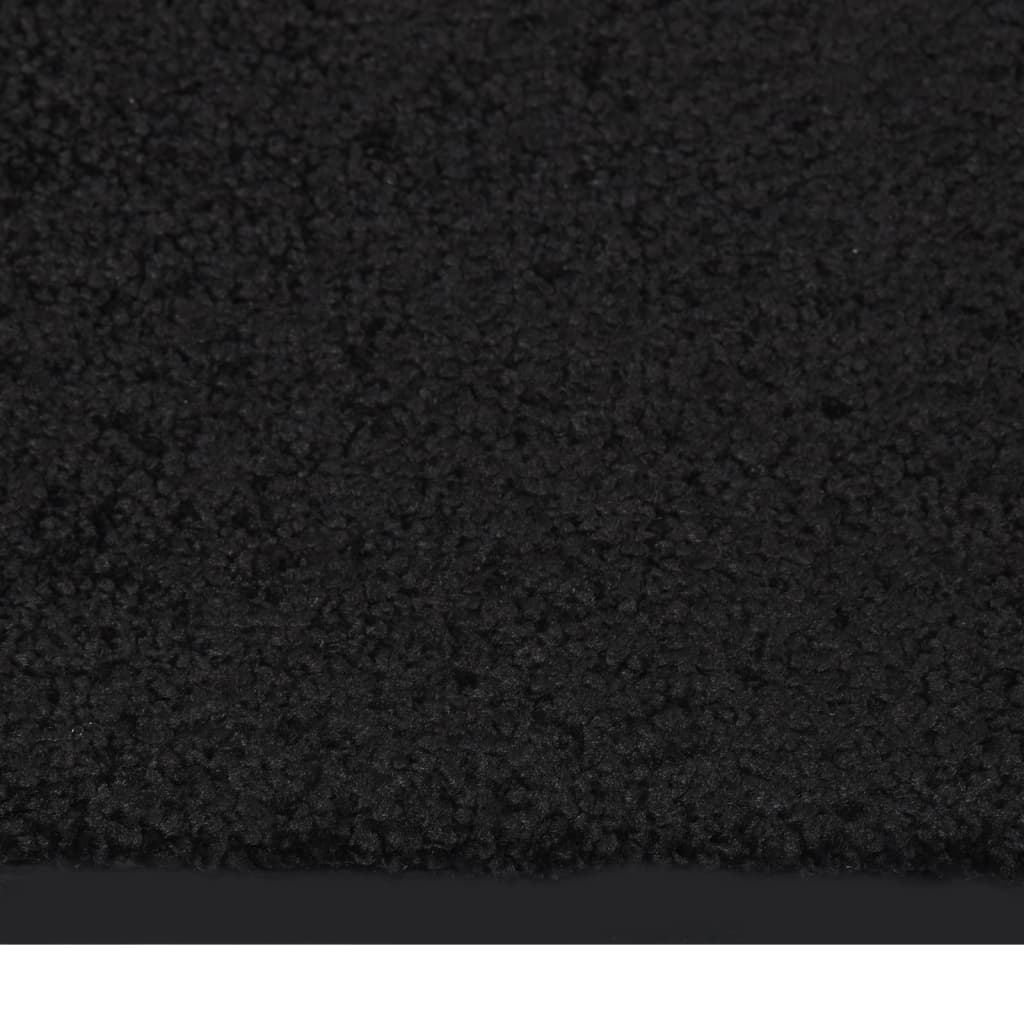  Fußmatte 60x80 cm Schwarz