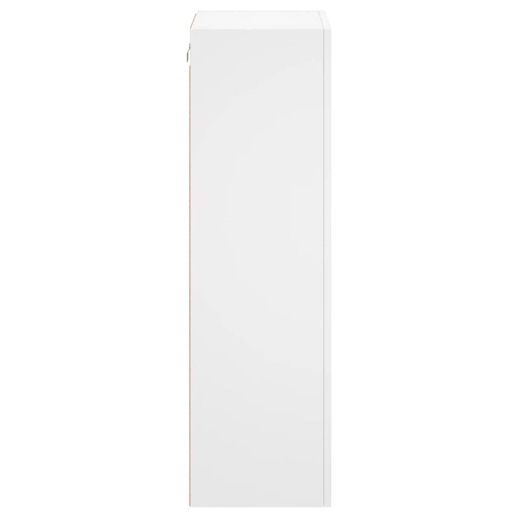  TV-Wandschrank Weiß 40,5x30x102 cm Holzwerkstoff