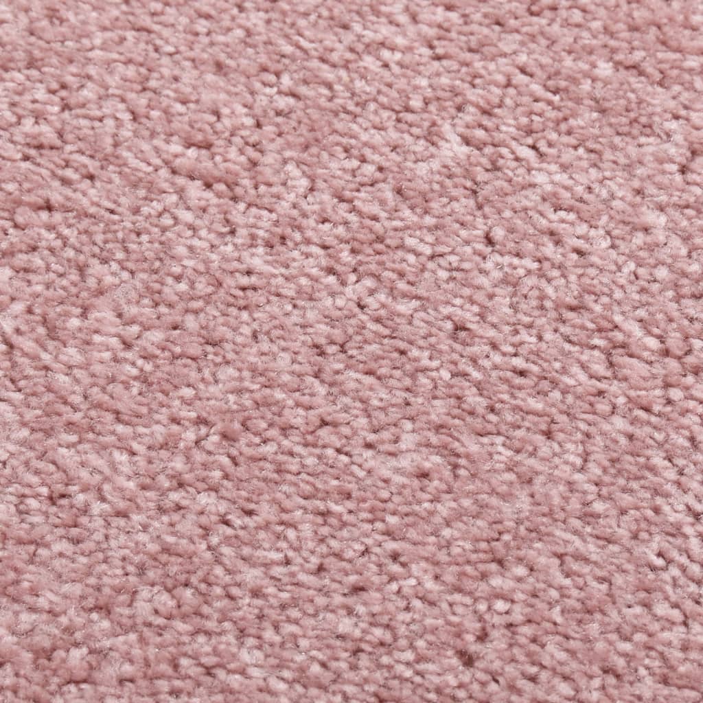  Teppich Kurzflor 140x200 cm Rosa