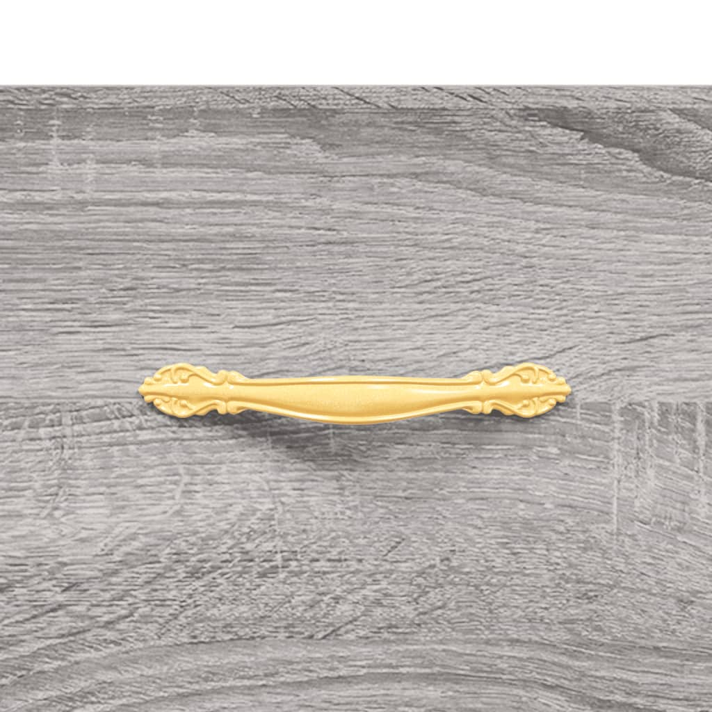  Nachttisch Grau Sonoma 40x35x47,5 cm Holzwerkstoff
